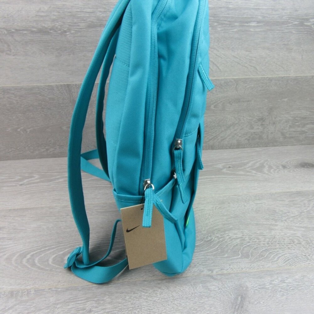 Nike Elemental Backpack School Travel Bag (21L) Teal Volt NEW - Picture 4 of 15